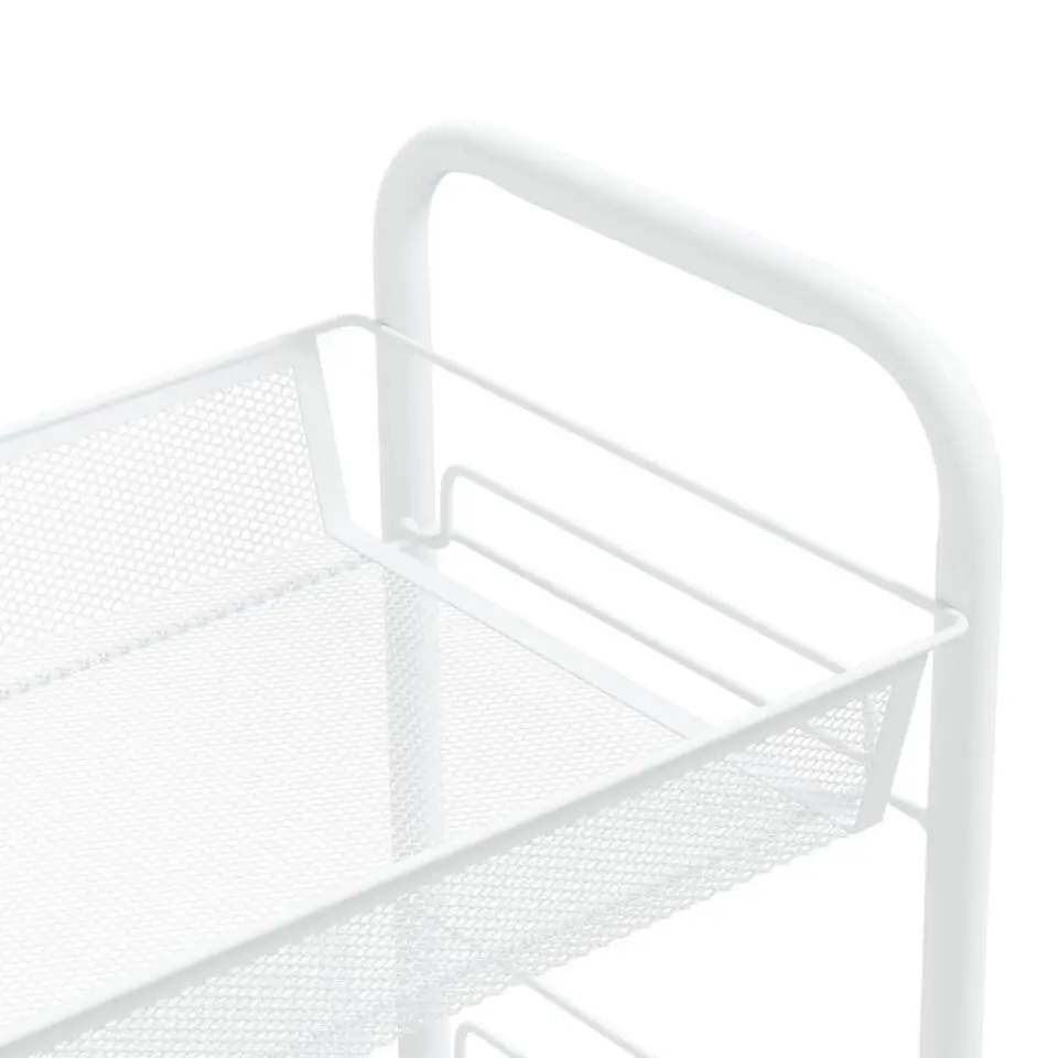 vidaXL - Keukentrolley - Wit - IJzer - 46 x 26 x 85 cm
