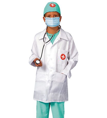 Den Goda Fen Udklædning - Doktors?t - Hvid/Mint