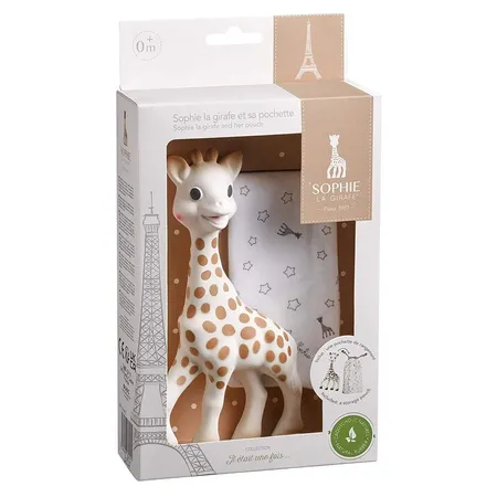 Sophie la Girafe Figur + Aufbewahrungsbeutel