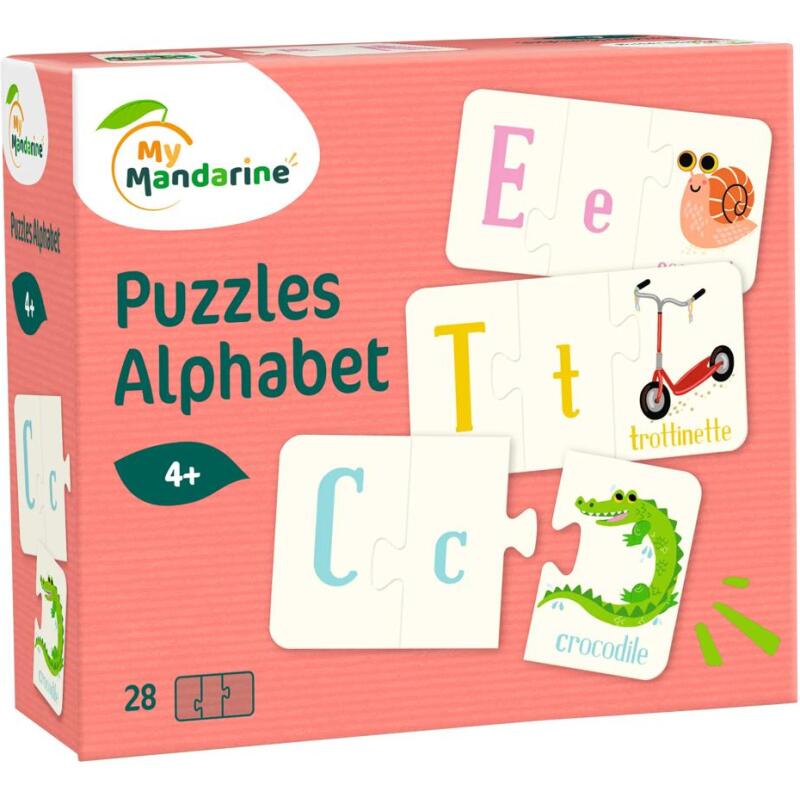 Alphabet, Puzzles alphabet - Multicolore
