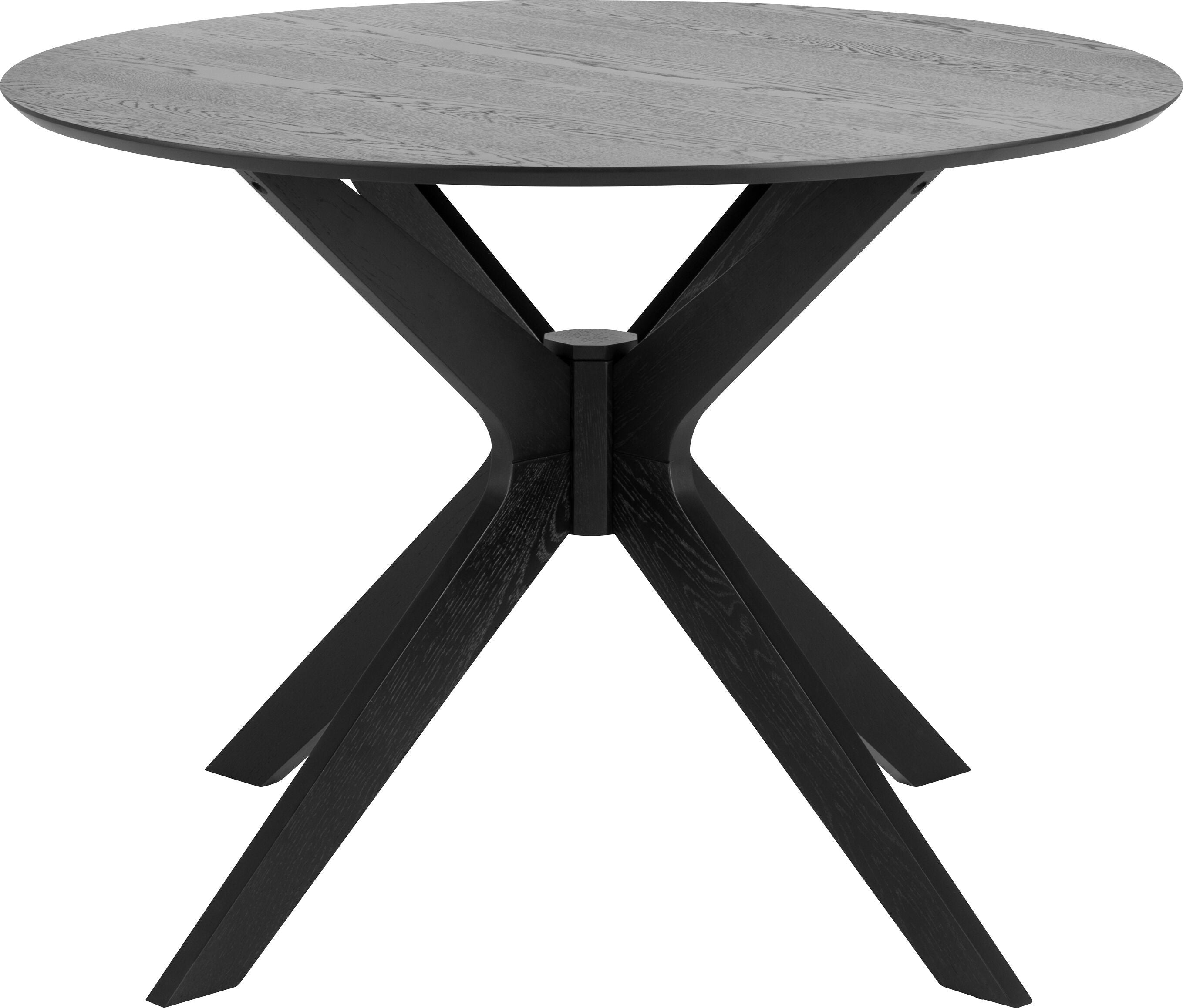 ELIRA Tisch - Eiche / Schwarz / H: 75.0 cm