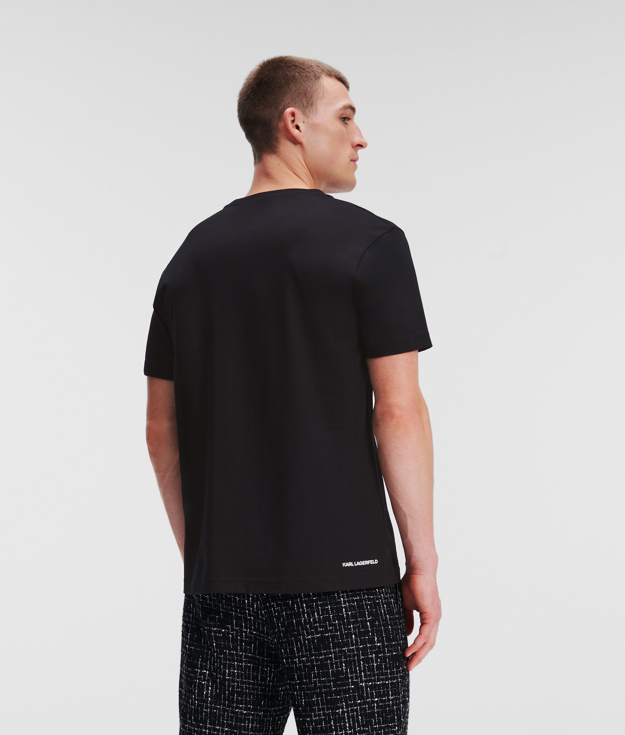 T-SHIRT À LOGO KARL EN BOUCLÉ