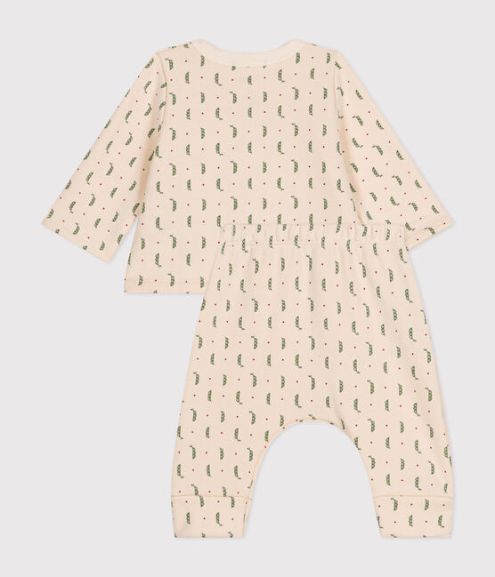Ensemble 2 pièces en molleton bébé