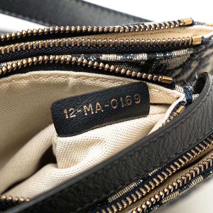 Dior Vintage Dior Saddle Bag Blue