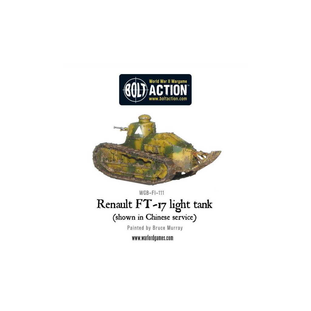 Bolt Action - French - Renault FT-17 Light Tank