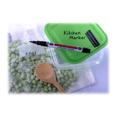 UNI SUPER INK - Marqueur permanent - pointe fine - noir