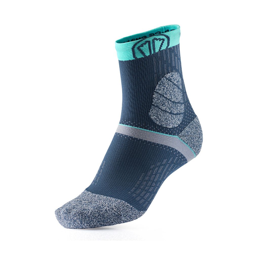 Sidas TRAIL PROTECT - Chaussettes gris/turquoise