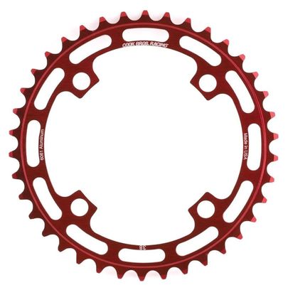 Couronne Cook Bros Racing 104 mm Rouge