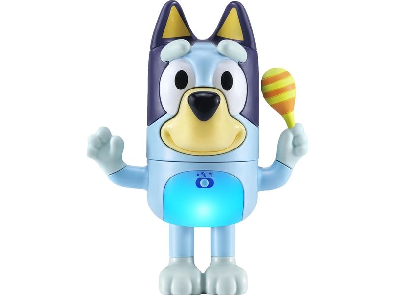 Vtech Dreh- und Zieh-Reaktionsspiel Bluey Blau Interaktive Spielfigur Bluey für Kinder