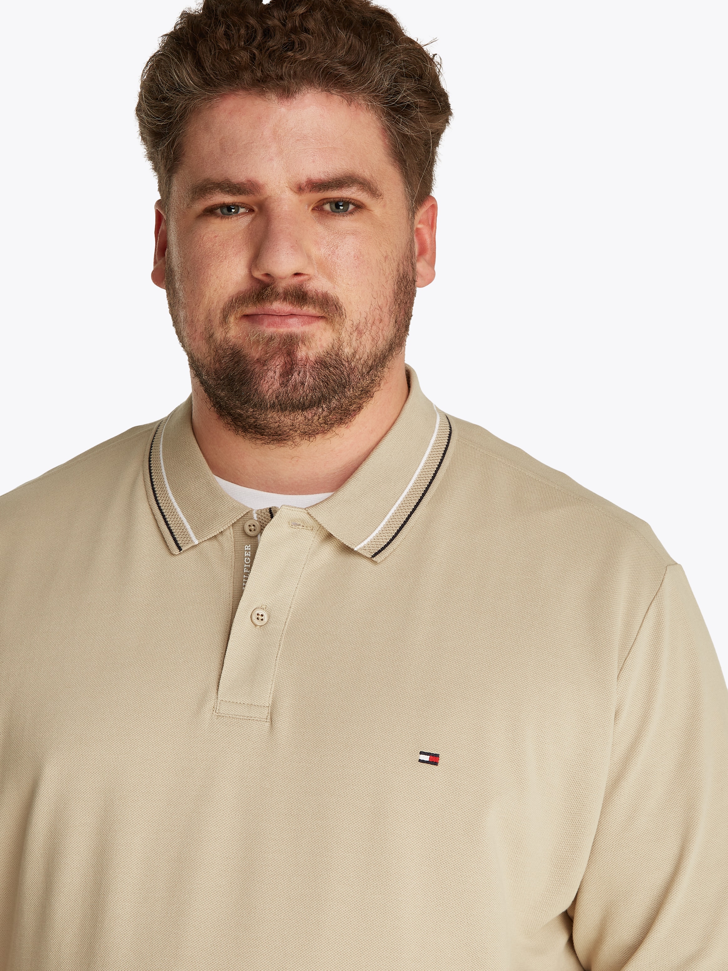 Tommy Hilfiger Big & Tall Poloshirt »BT-PLACKET INTEREST REG POLO-B«, Grosse Grössen