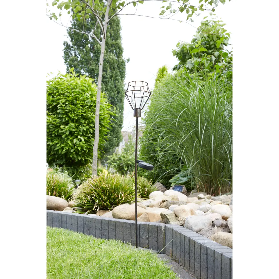 Solar Grondspies Tuinlamp - Pentagon - 2 stuks