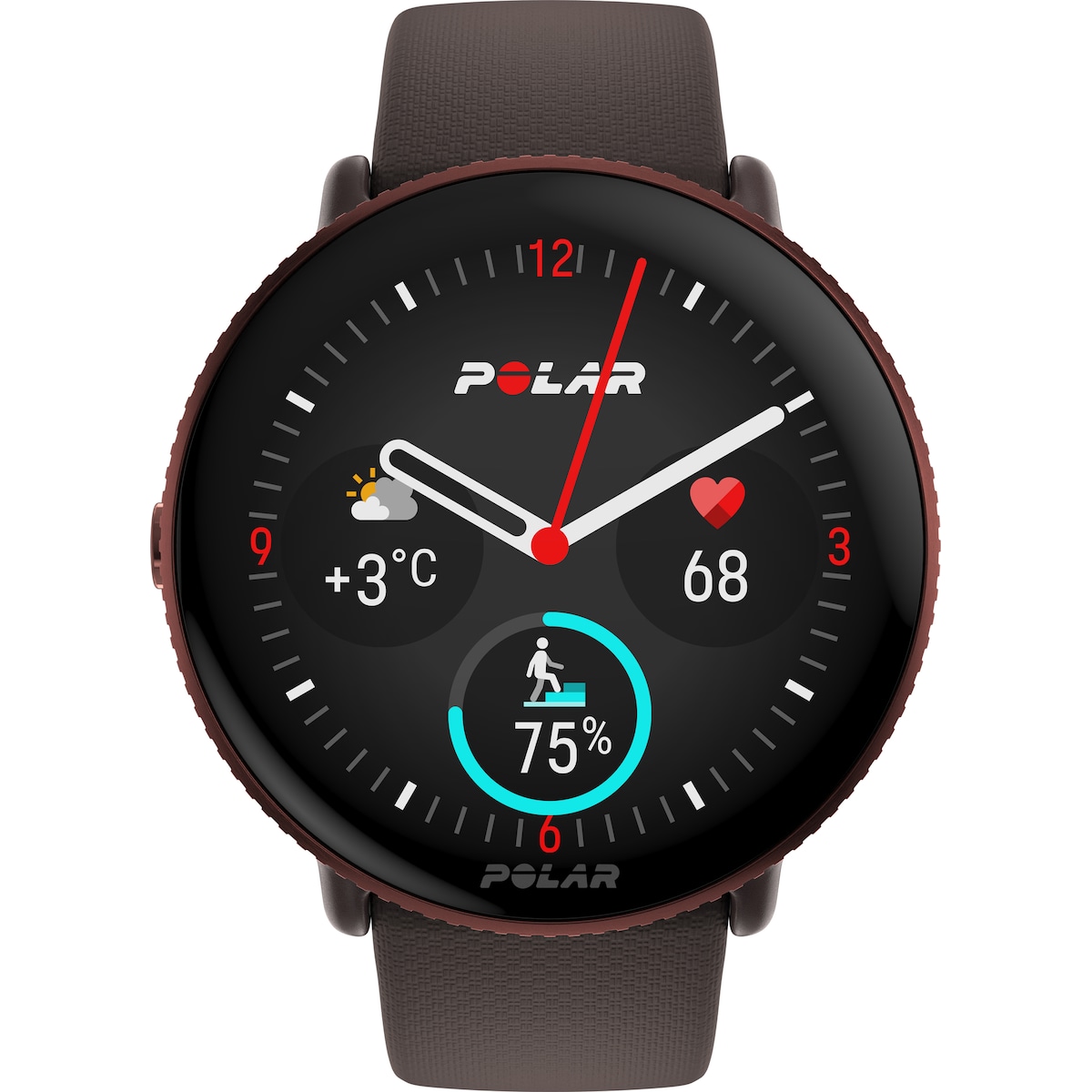 Polar Ignite 3 sportsklokke S-L (kobber/brun)