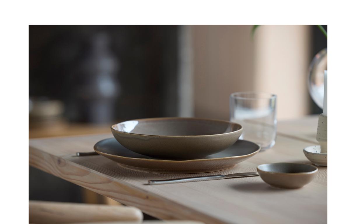Saucenschale Shoku 9 cm, 6 Stück, BraunSchalen-Set aus Steinzeug
