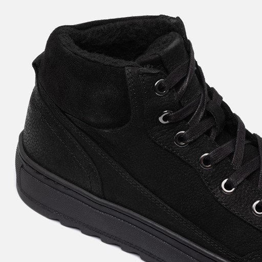 Vertice Veterschoenen zwart Nubuck