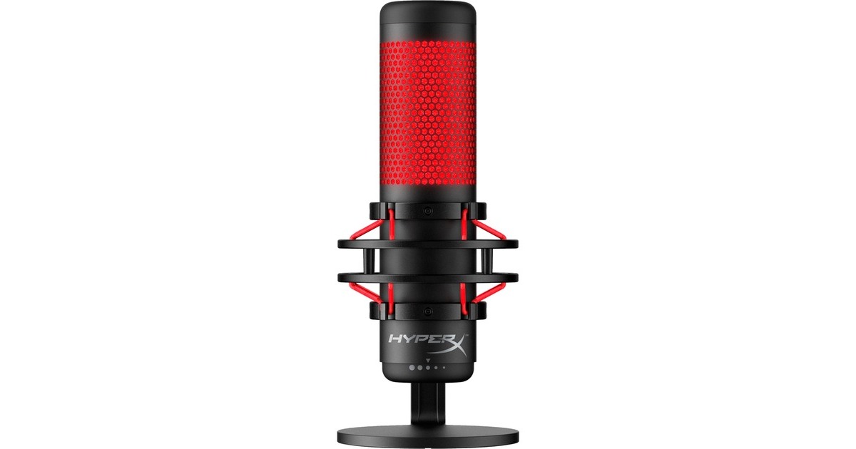 HyperXQuadCast microfoon  (Zwart/rood)