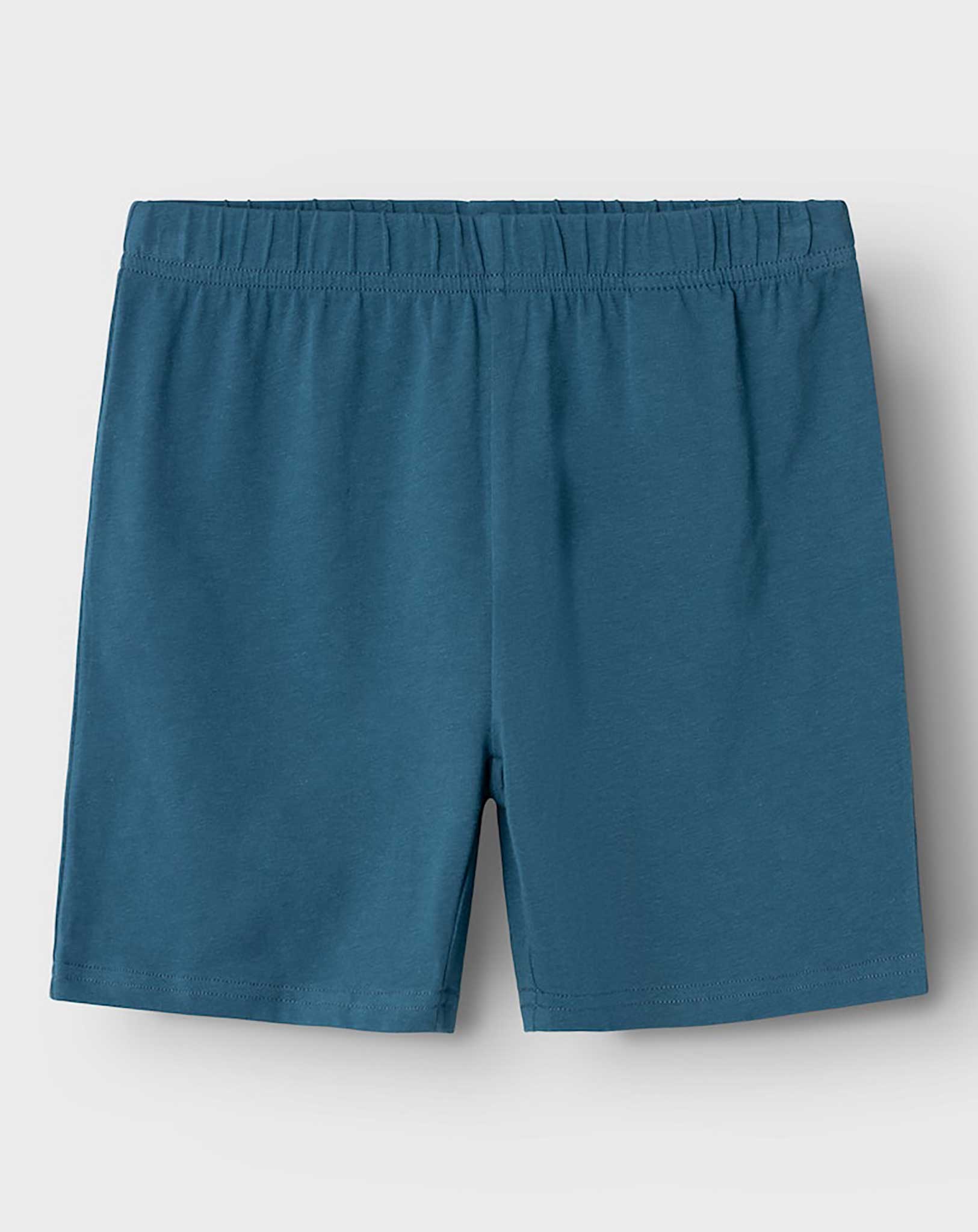 Schlafanzug NKMNIGHTSET OCEAN VIBES kurz in majolica blue