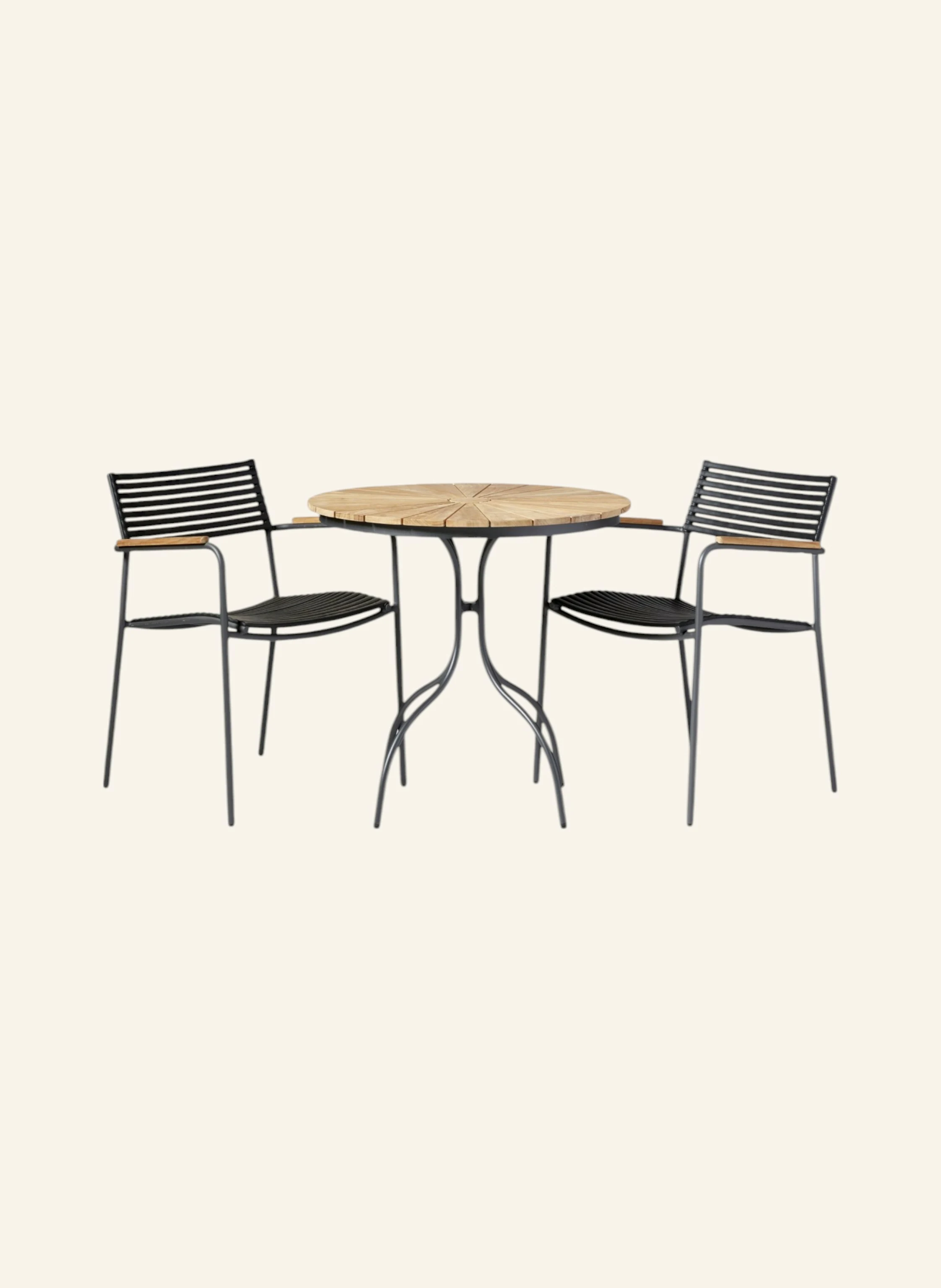 cinas Gartenmöbel-Set mit 1 Tisch, 2 Stühlen MOOD AIR/ELLEN