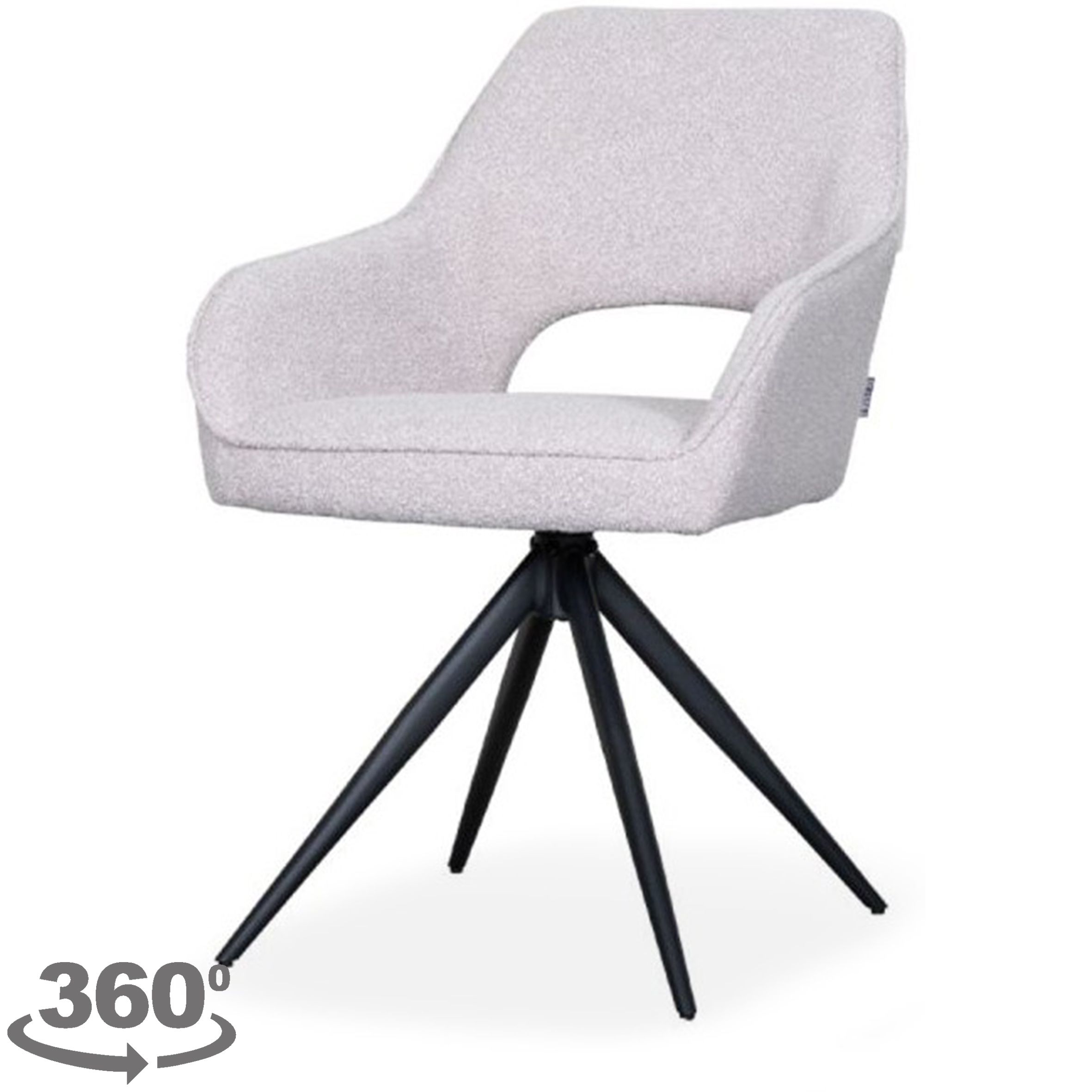 Eetkamerstoel Naturel HU-77.020 Finley B60 x D59 x H91 cm