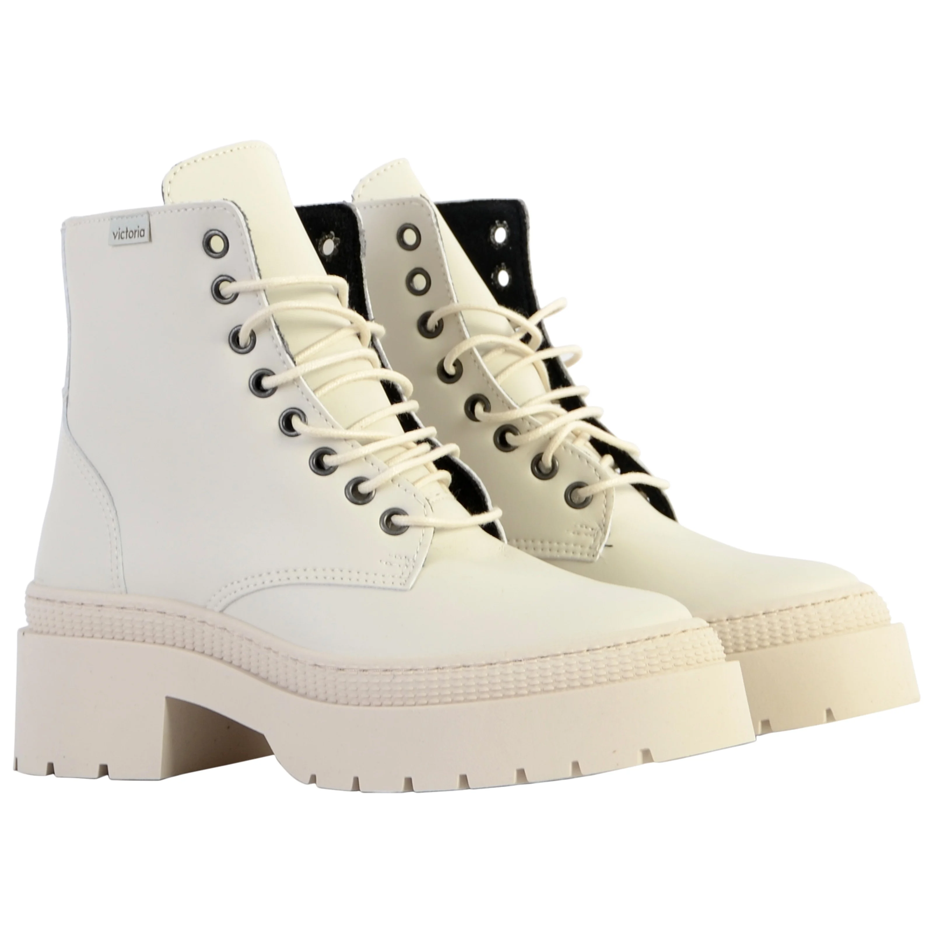 Bottine montante | Beige
