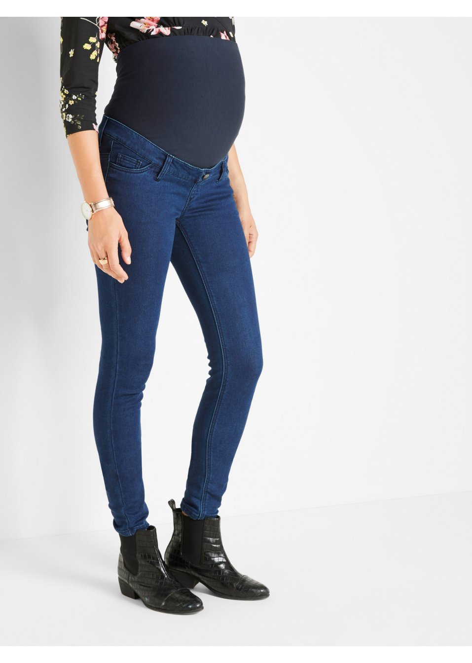 Zwangerschaps thermojeans met zachte voering