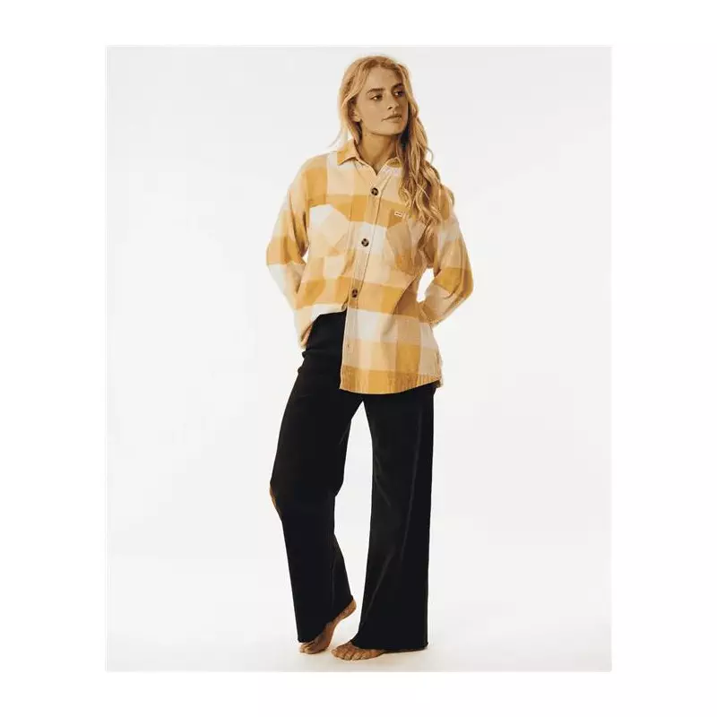 Chemise femme RIPCURL La Isla Flannel Shirt Gold