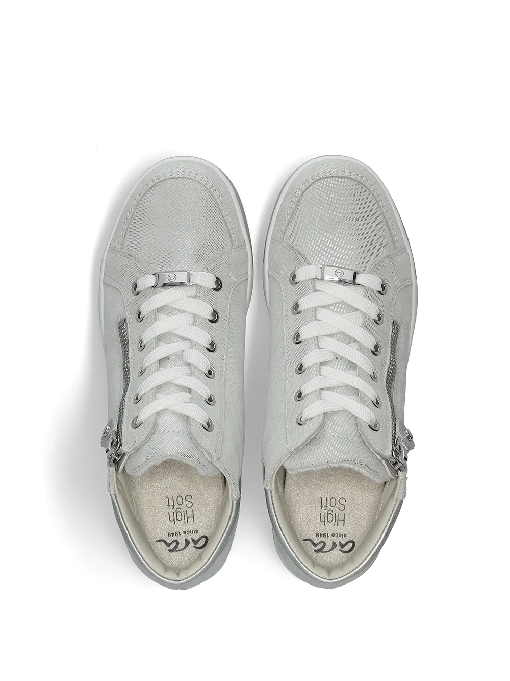 Stiefelette Rom silber