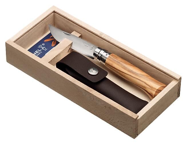 OPINEL - COUTEAU PLUMIER N 8 OLIVIER