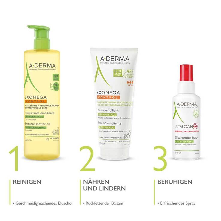 A-Derma Exomega Control Balsam rückfettend, 200 ml