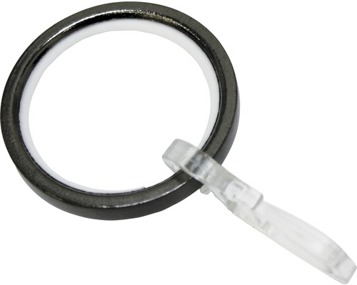 Gordijnring met glij-inzet voor Chicago titanium Ø 20 mm 10 st.