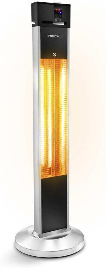TROTEC Terrassen-Heizstrahler IRS 2000 E Infrarotheizer 3 Heizstufen 2.000 W 24-Stunden-Timer 16119957