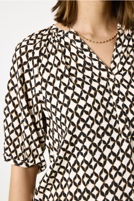Garcia ecru dames blouse