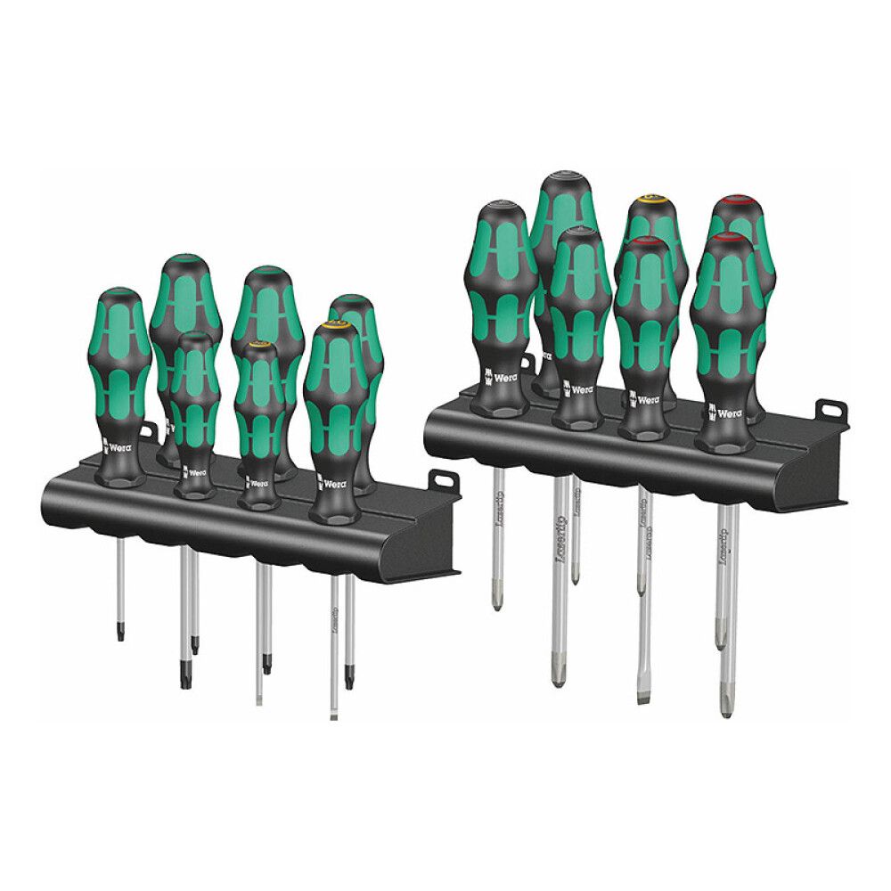 SKRUTREKKERSETT WERA KRAFTFORM BIG PACK 300 14 DELER