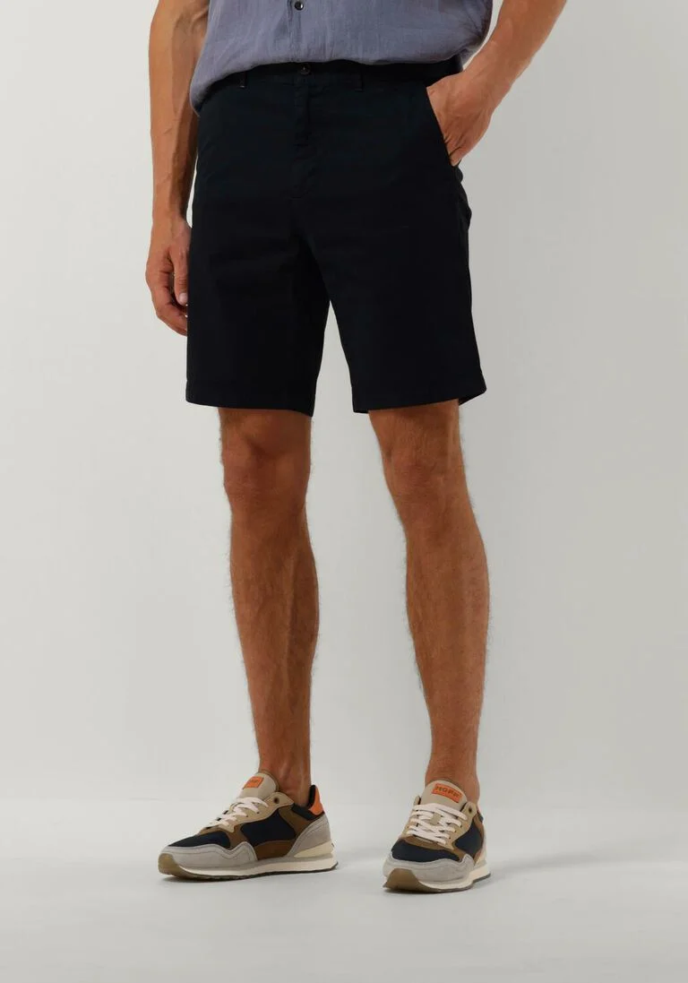 BOSS donkerblauwe boss korte broek chino-slim-short