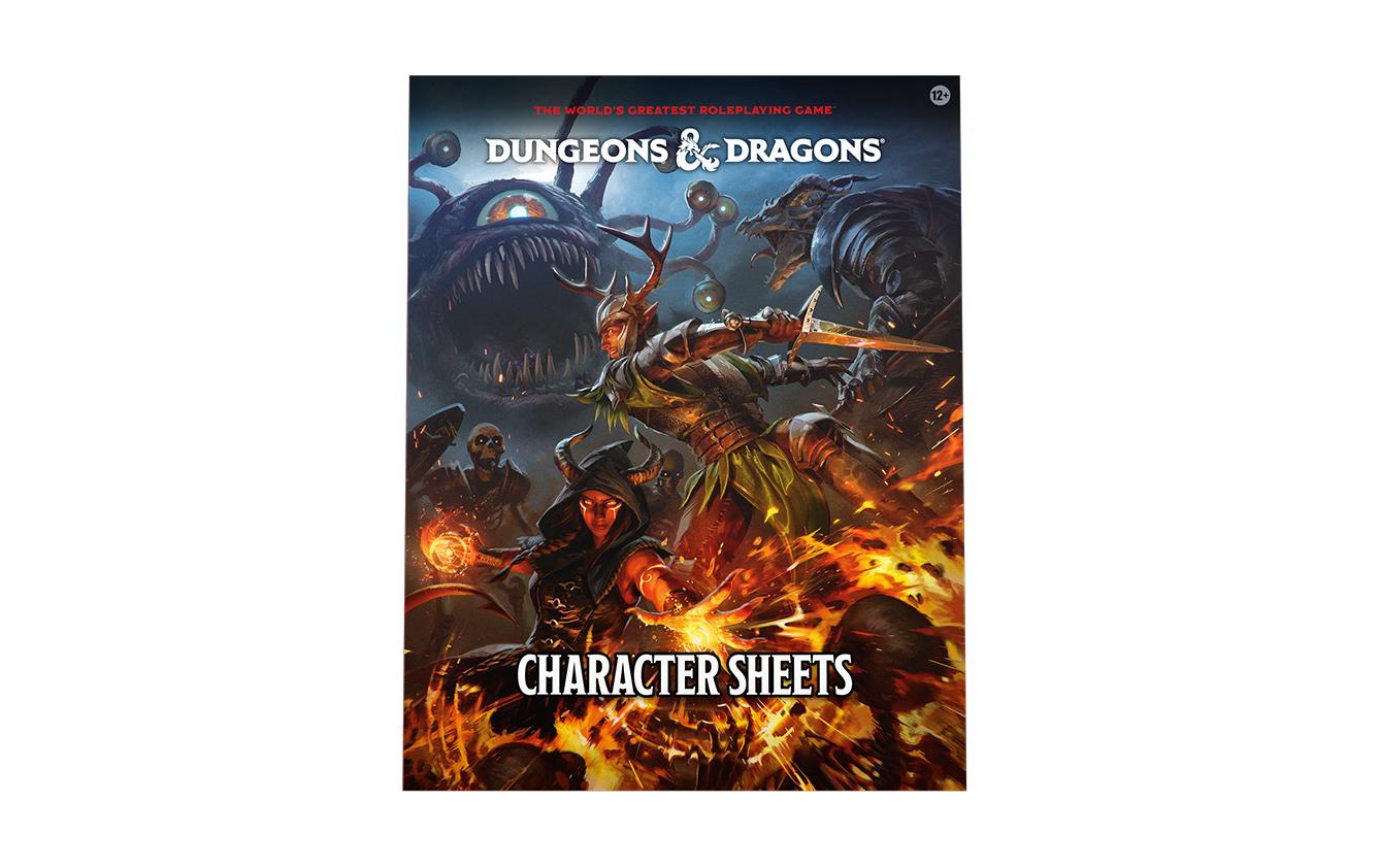 Zubehör D&D 2024 Character Sheets -EN-Charakterbögen für Rollenspiel