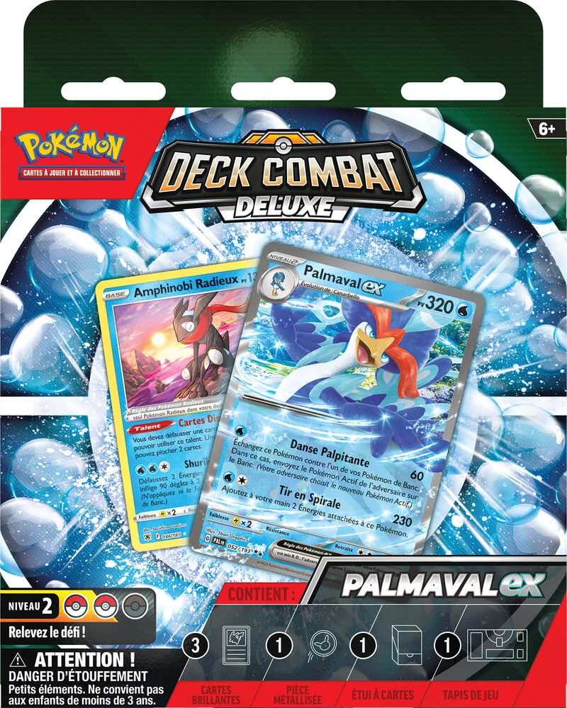 POKEMON - DECK DE COMBAT DELUXE MIASCARADE -EX OU PALMAVAL-EX