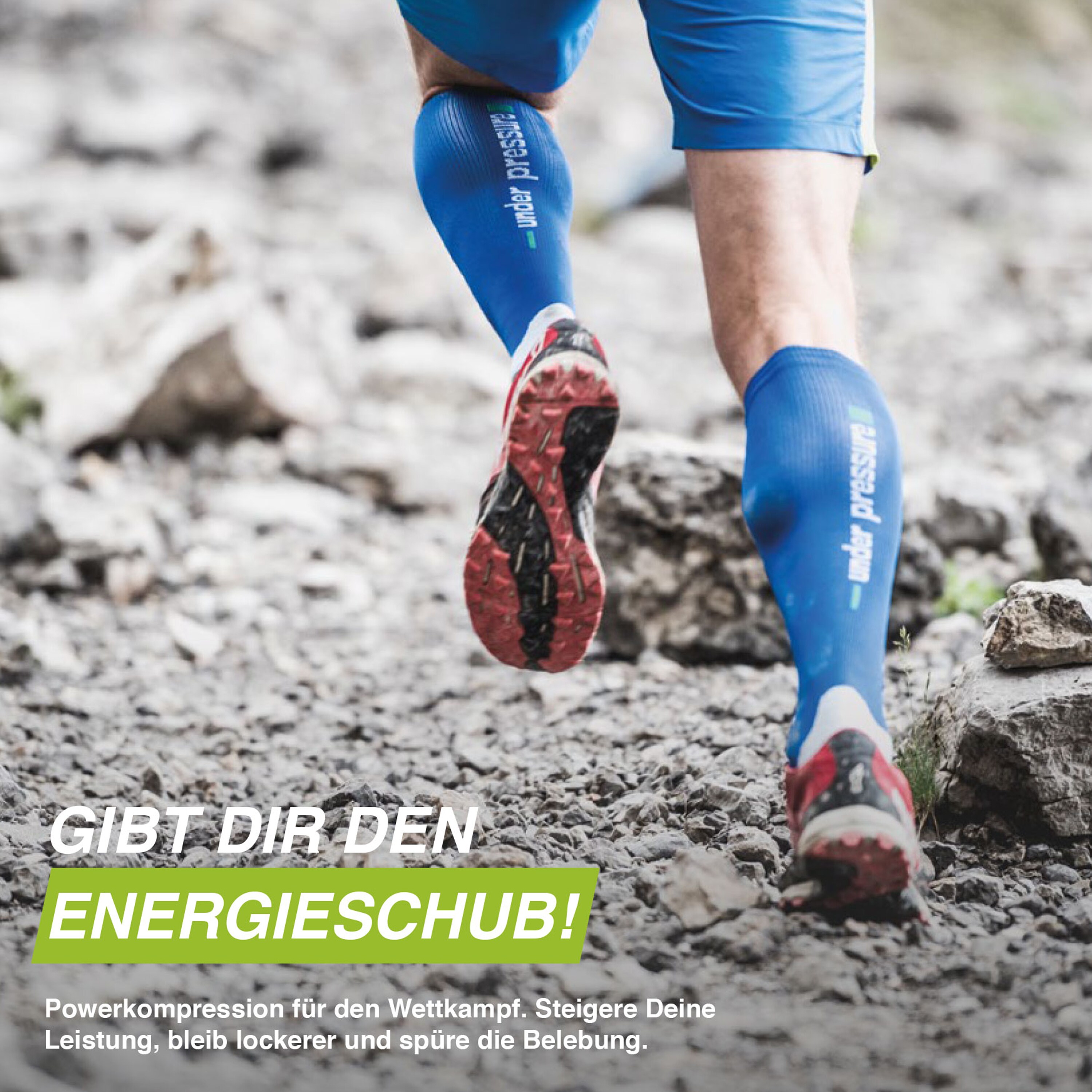 Under Pressure Competition Sport-Kompressionsstrumpf