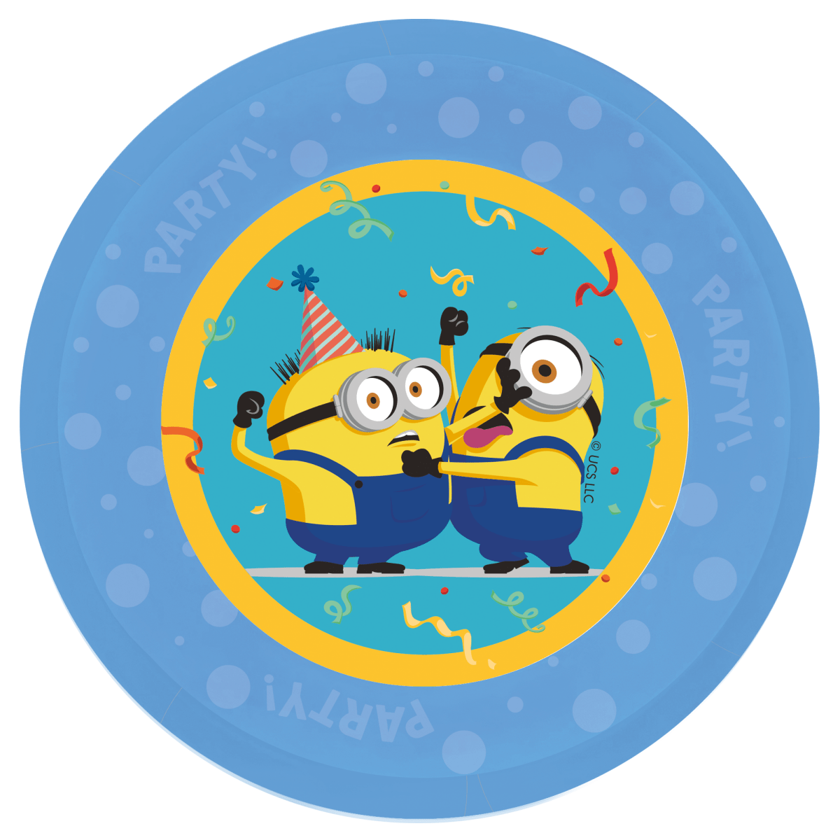 Minions Borden Kunststof 21cm 4st