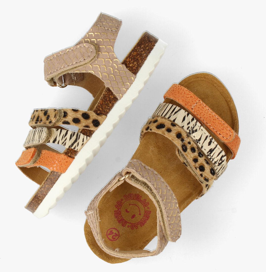 DEVELAB taupe develab sandalen 48416