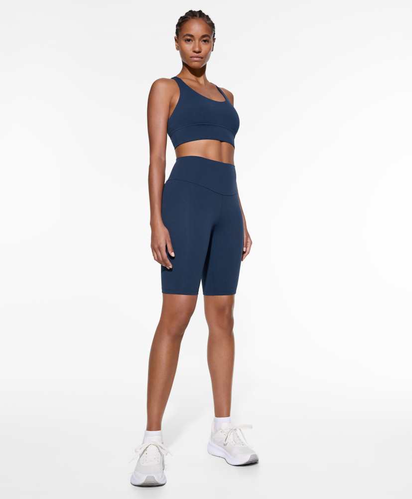 Calça legging de ciclismo Comfortlux de cintura alta, 25 cm