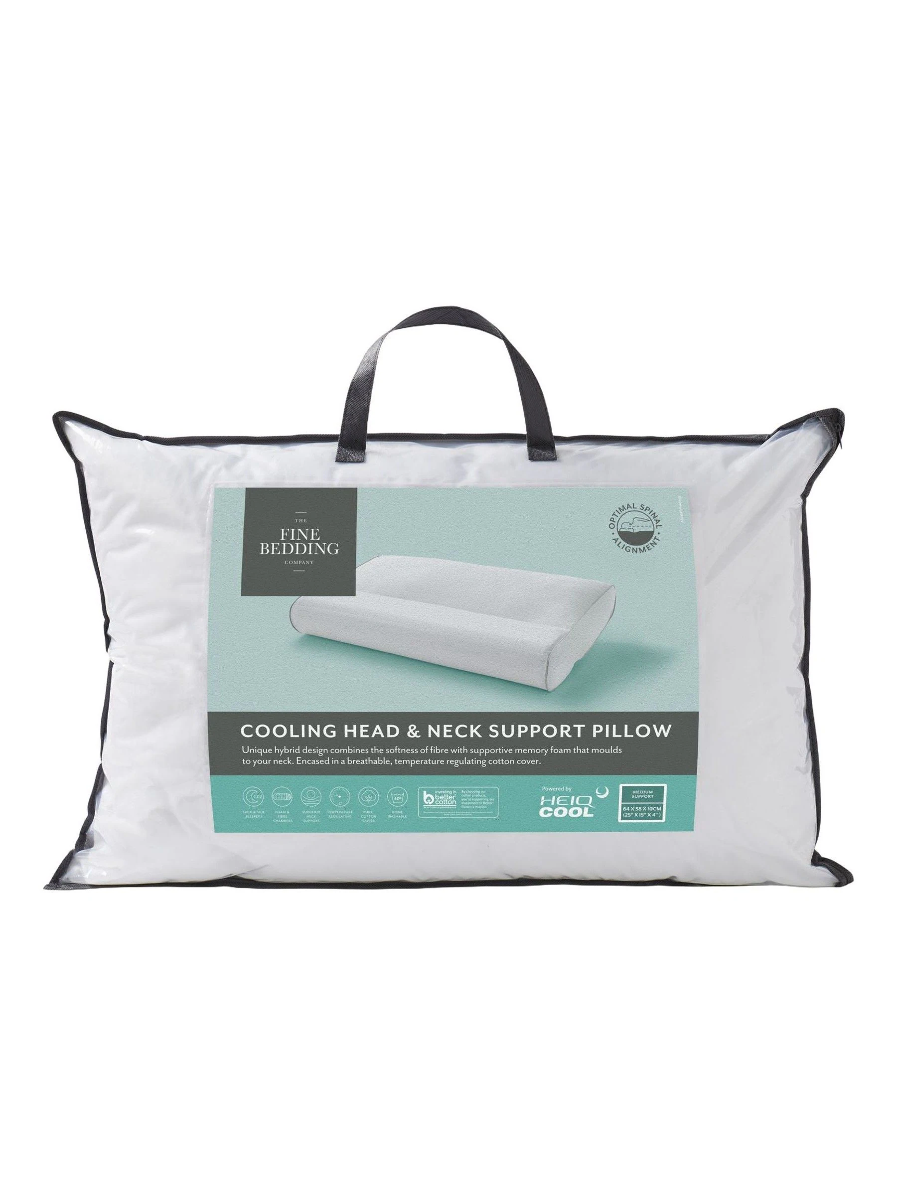 FBC Cooling Head & Neck White Pillow