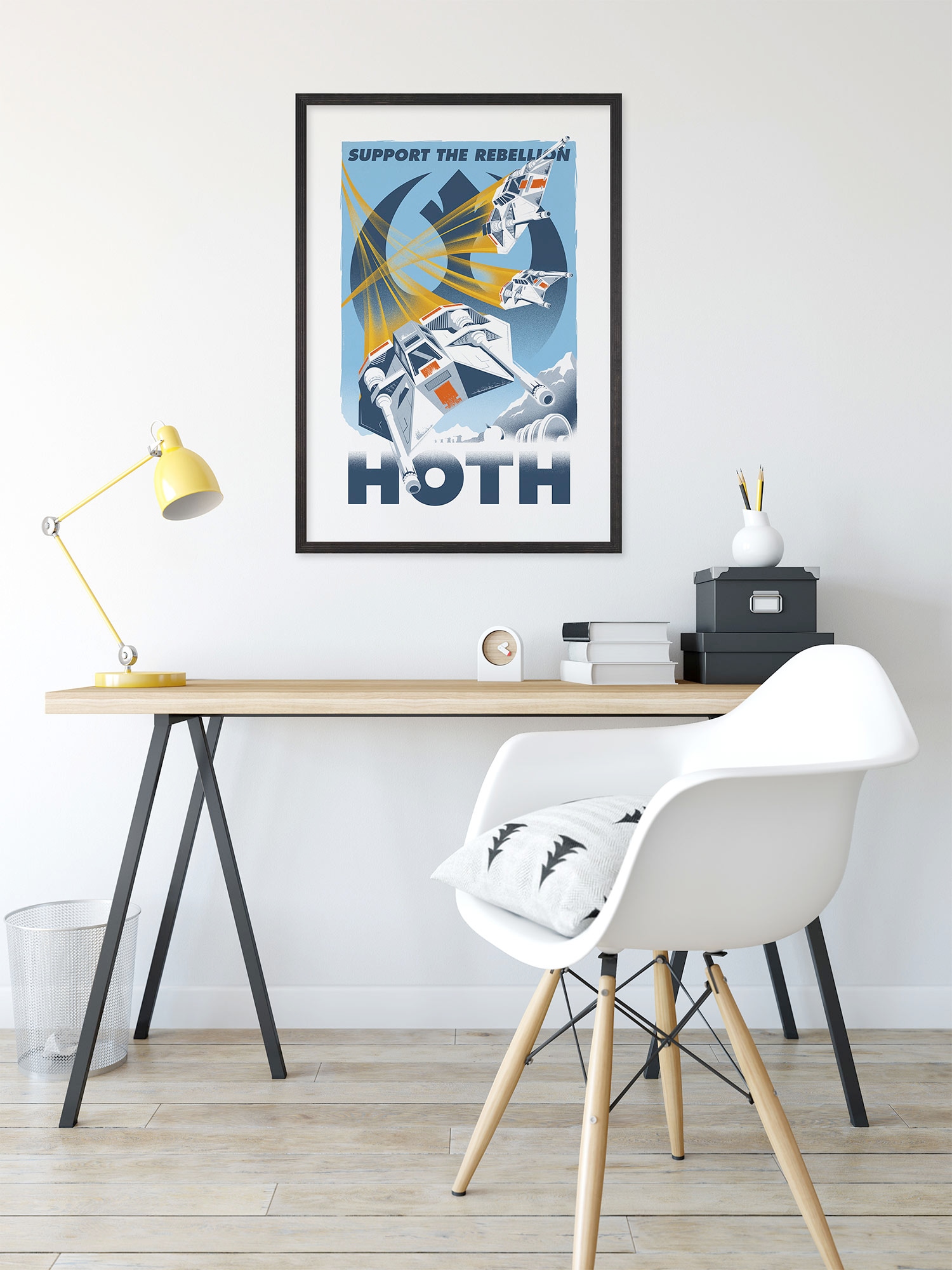 Komar Wandbild »Star Wars Hoth Temporary Headquarter« Disney Set, 1 Stk. tlg. 40 x 50 cm (Breite x Höhe) - Kinderzimmer, Dekoration