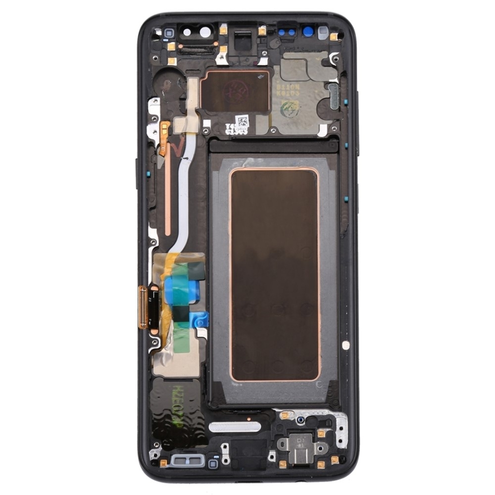 (OEM) Samsung Galaxy S8 Ersatzdisplay LCD   Digitizer Front   Rahmen - Schwarz