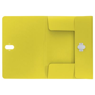 Leitz Recycle - Chemise à 3 rabats - A4 - pour 250 feuilles - jaune