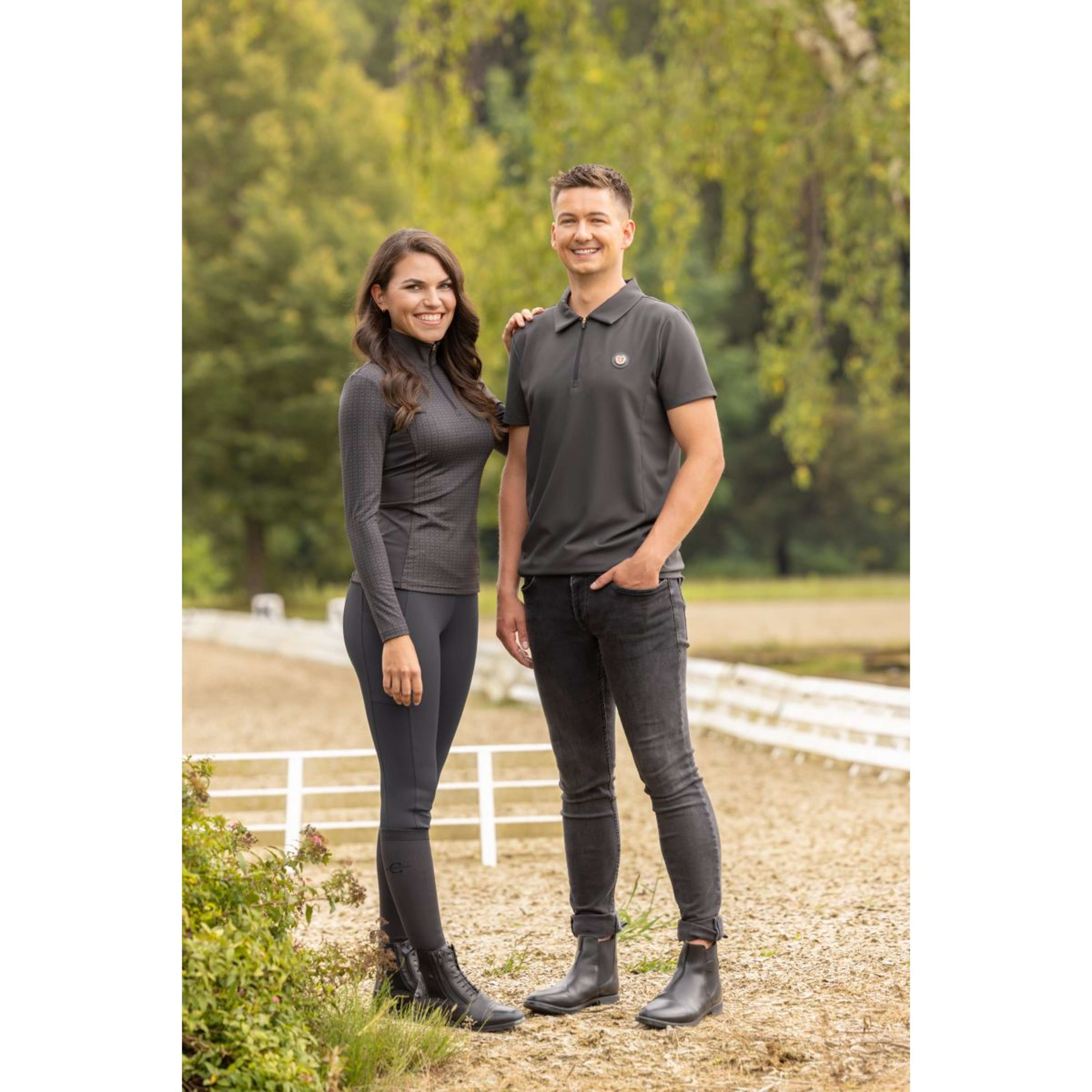 Covalliero Shirt Anniversary Active Graphite
