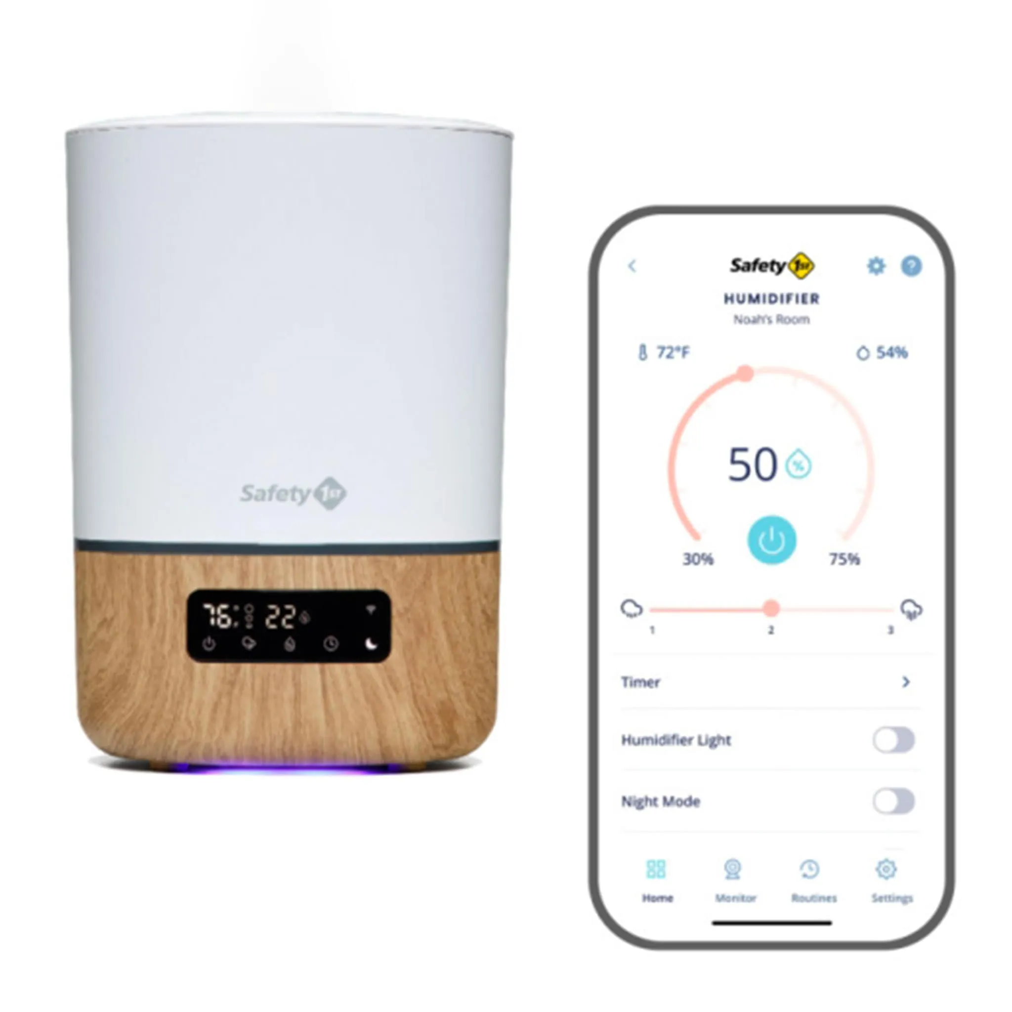 Safety 1st Humidificateur Connected Smart