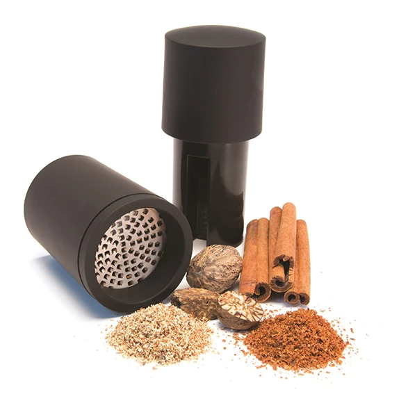 Moulin à épices 2-en-1 noir Microplane