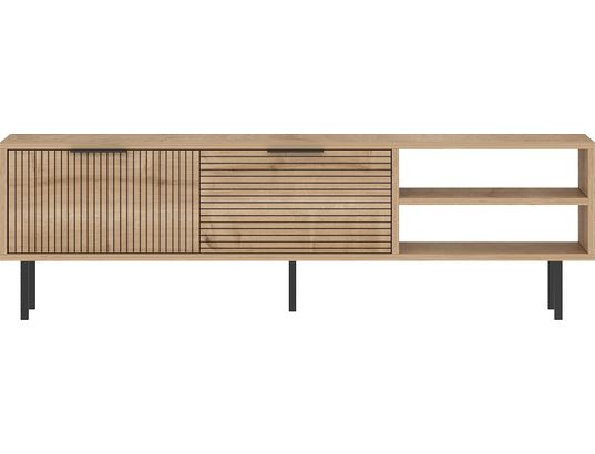 CONCEPT1 - Meuble TV Venus chene saphir 150 x 30 x h45 cm