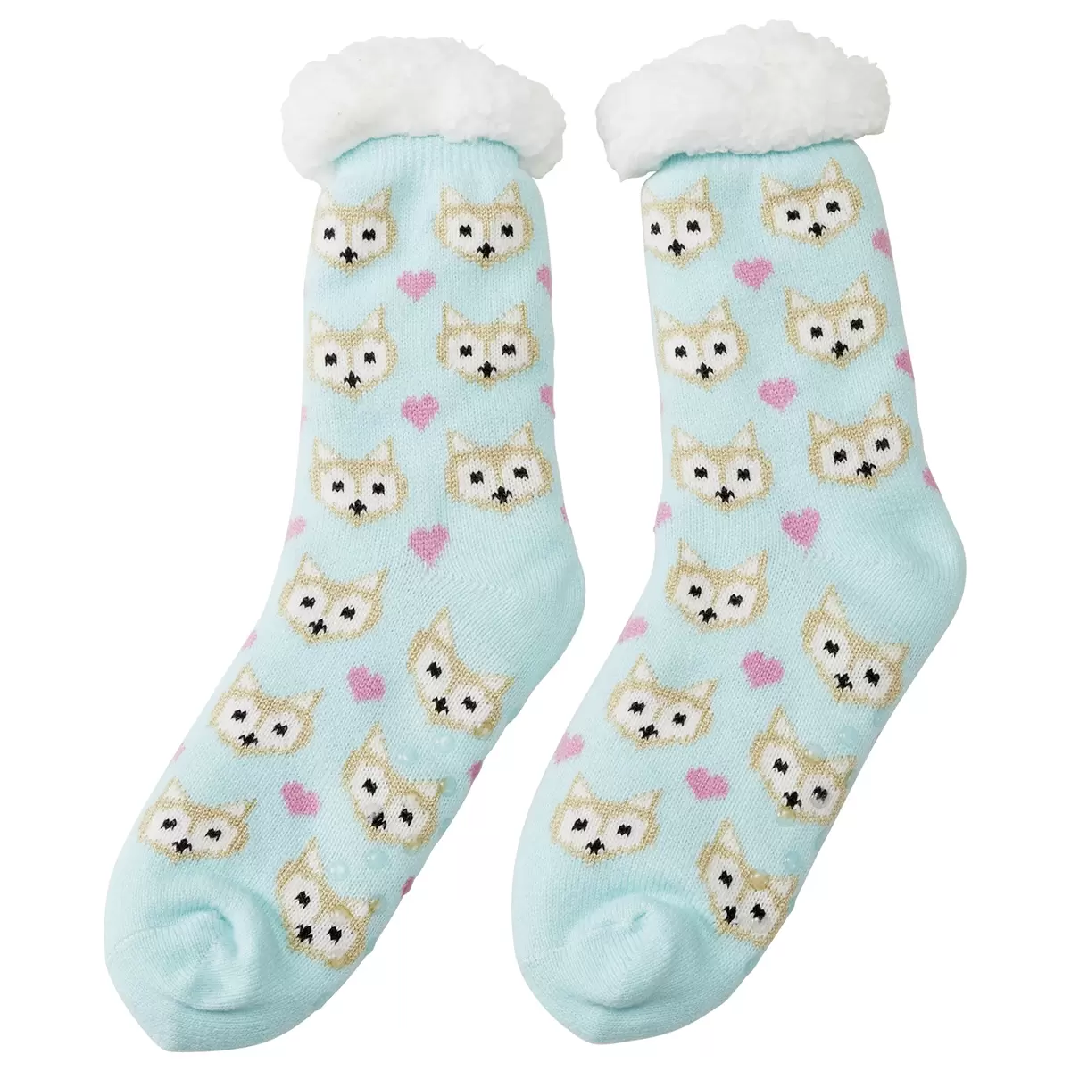 Weihnachtssocken Ondega blau,grau,hellblau,rosa,rot,schwarz,weiss