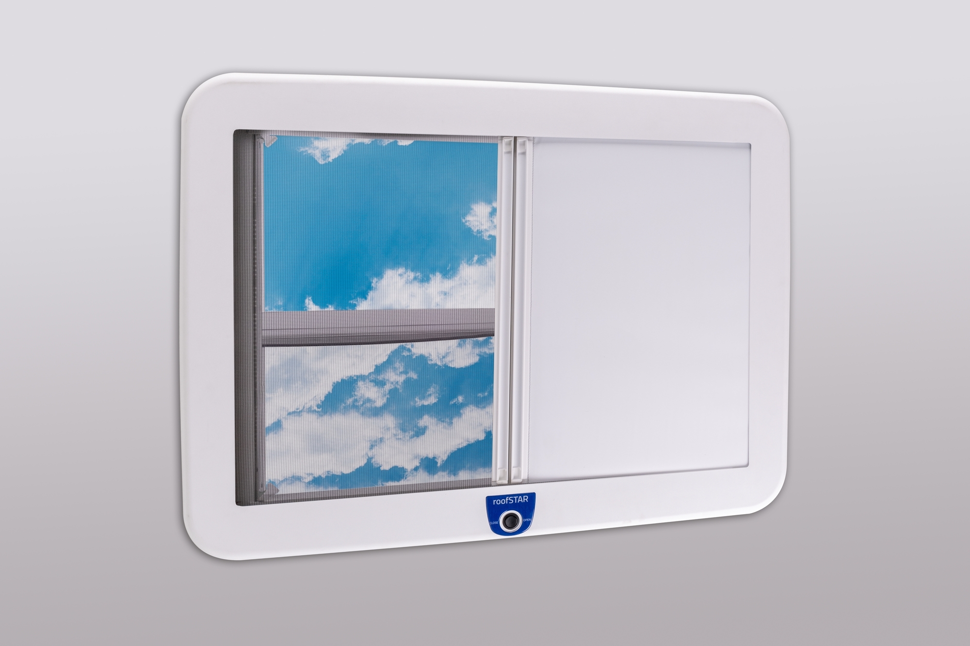roofSTAR 7 Dachhaube 12 V motorisiert mit Beleuchtung 70 x 50 cm