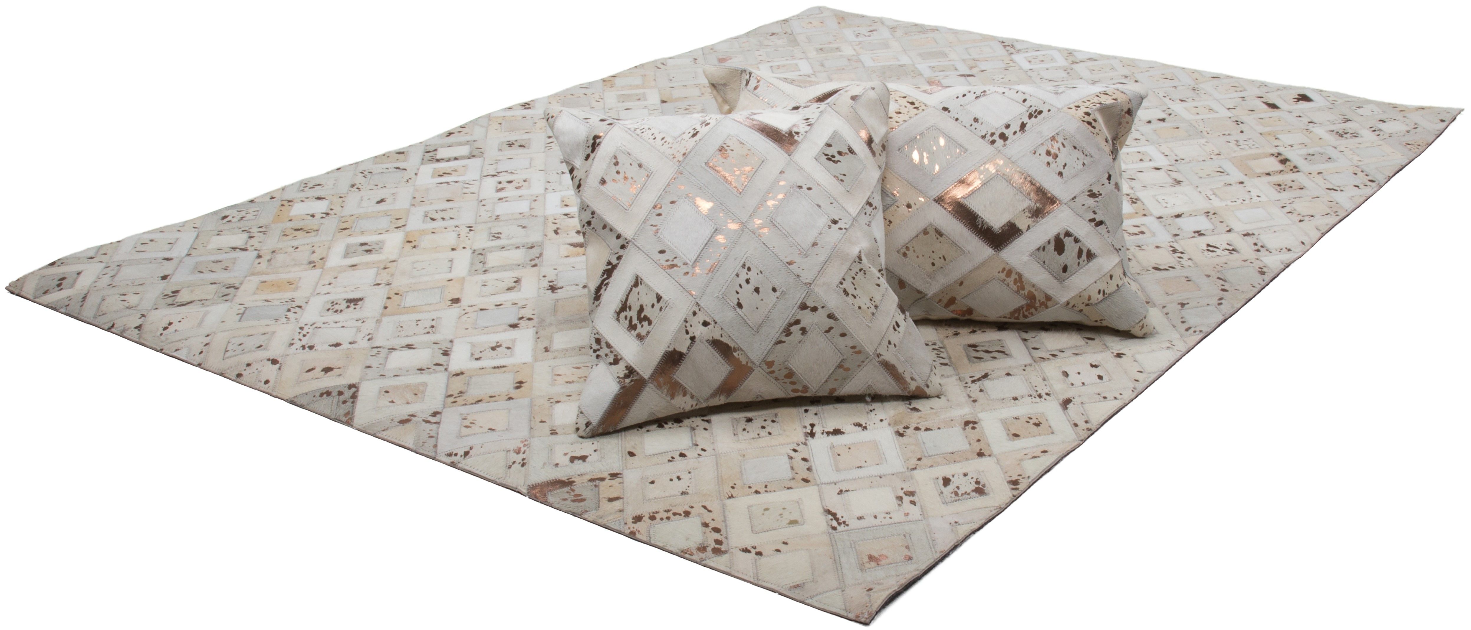 Vloerkleed 110 Ivoor Chroom Spark
